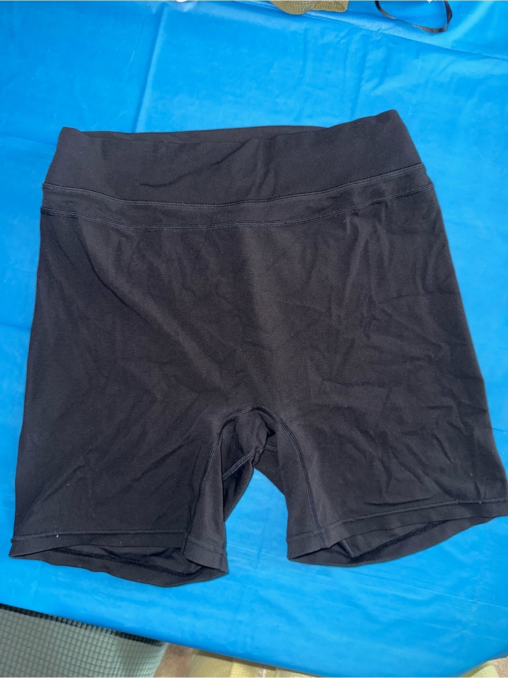 Amazon Women's Black High-Waist Bike Shorts